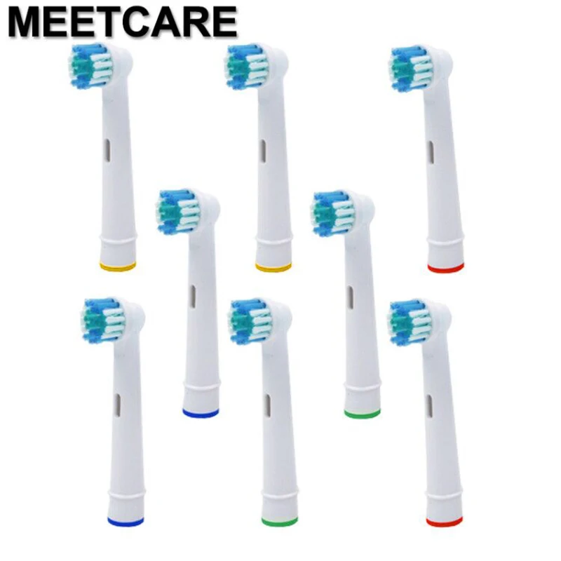 Насадки для электрической зубной щетки сменные насадки Brau Oral B мягкая щетина Vitality