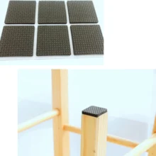 6 шт. 12 шт. Квадратный Круг самоклеящаяся фурнитура ножка ноги нескользящий Коврик войлочные прокладки Противоскользящий коврик мягкий закрытый защитный инструмент части
