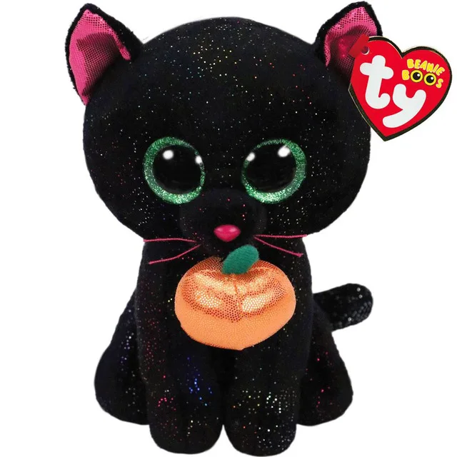 TY BEANIE BOOS Коллекция 1 шт. 15 см дюймов 6 дюймов Shadow cat Тыква оригинальный повесить тег плюшевые игрушки мягкие плюшевые игрушки