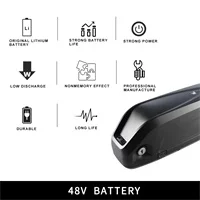 Clearance Electric Bicycle 48V 17.5Ah Rear Rack Battery Pack For eBike with Luggage Hanger Taillight USB Port US/EU/AU/UK E Bike Charger 1