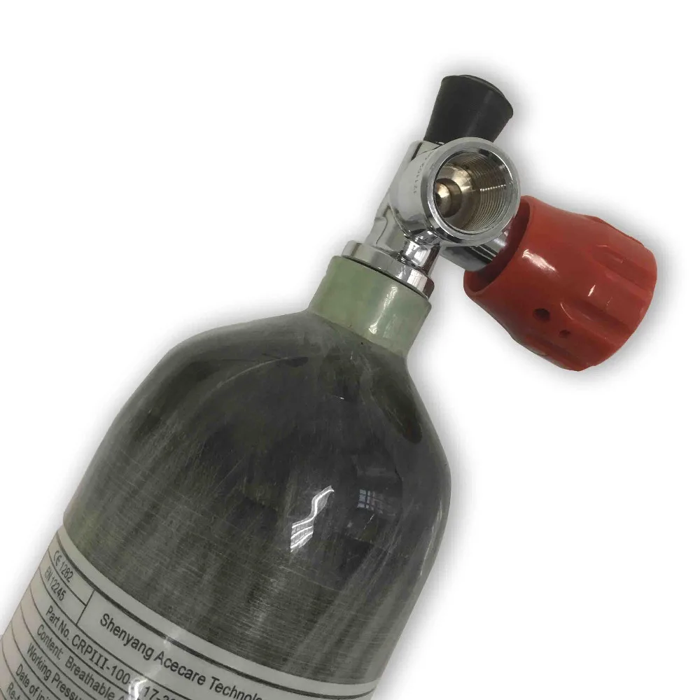 С Клапан Дешевые с судить Клапан 2.17L углерода Волокно цилиндр для подводного Air винтовка Охота или ада с 30Mpa высокое давление-K