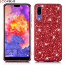 JCOVRNI блестящие блестками чехол для телефона для huawei P20 телефон Мягкий ТПУ флэш-задняя крышка для huawei P20 lite Pro Чехол для телефона coque