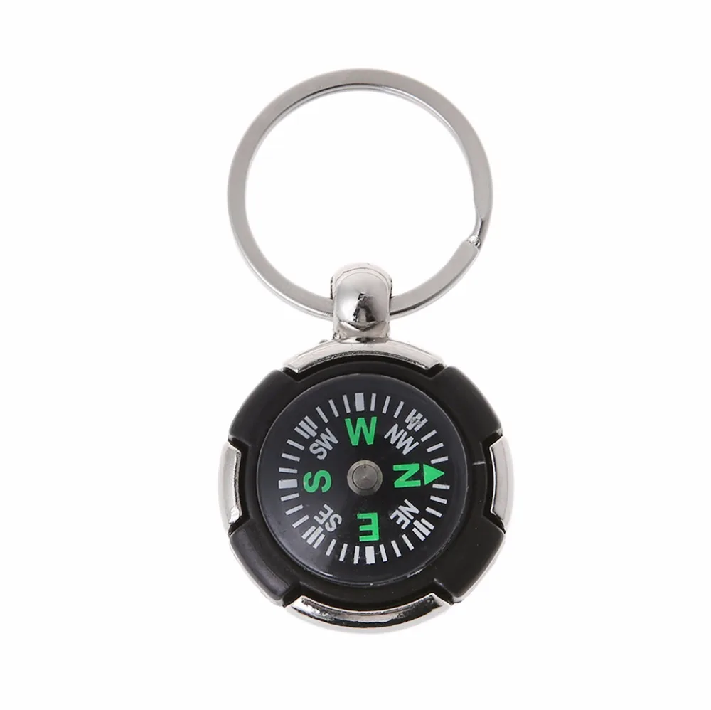 

Outdoor Camping Hiking Mini Compass Navigator Portable Keychain Survival Tool