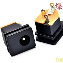 DC-015 DC штепсельная розетка питания 5,5-2,1 мм квадратное крепление панели(200