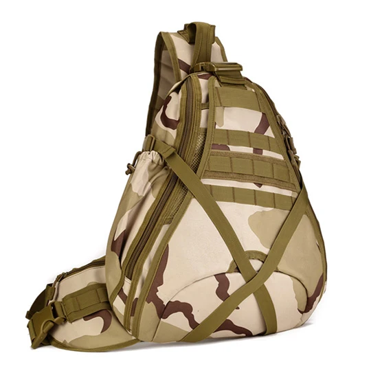 Sinairsoft мужская тактический рюкзак большой емкости дорожные сумки на ремне Рюкзак Груди Упакованные 14 дюймов ноутбук Тактический спортивная сумка - Цвет: DCU