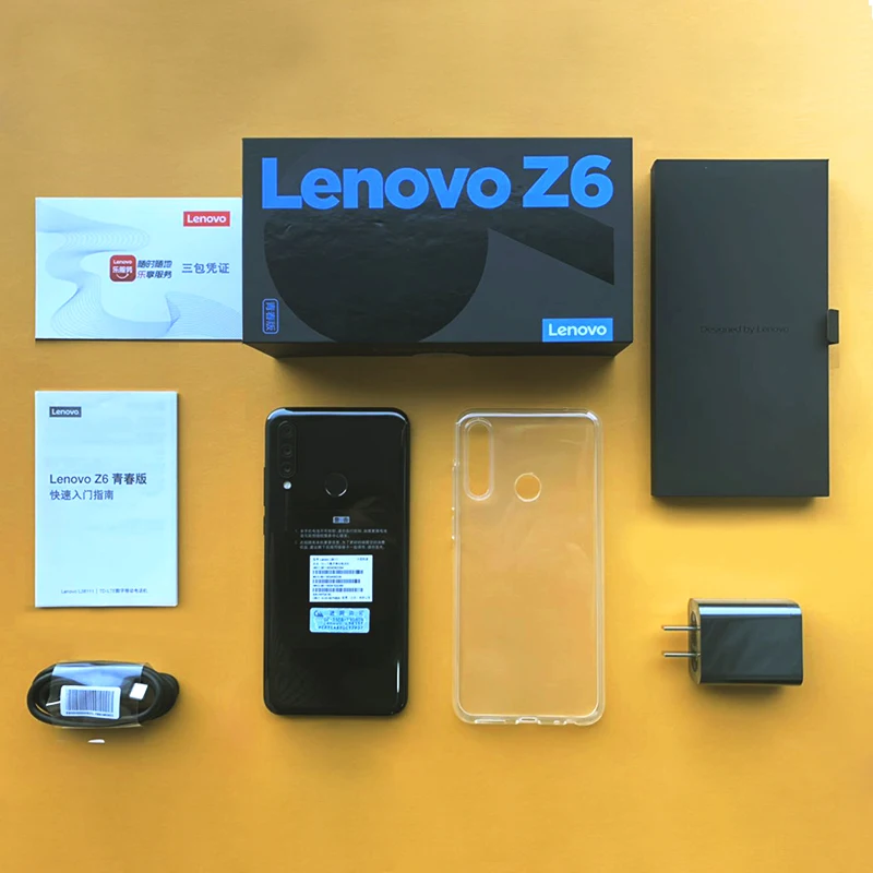 Lenovo Z6 Lite смартфон с 6 3 дюймовым дисплеем восьмиядерным процессором Snapdragon 710 ОЗУ ГБ