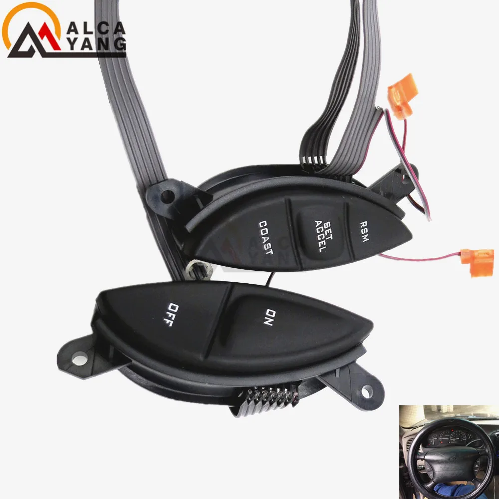 

Malcayang Steering Wheel Cruise Control Switch for Ford F150 Explorer F-150 Ranger F87Z9C888BB