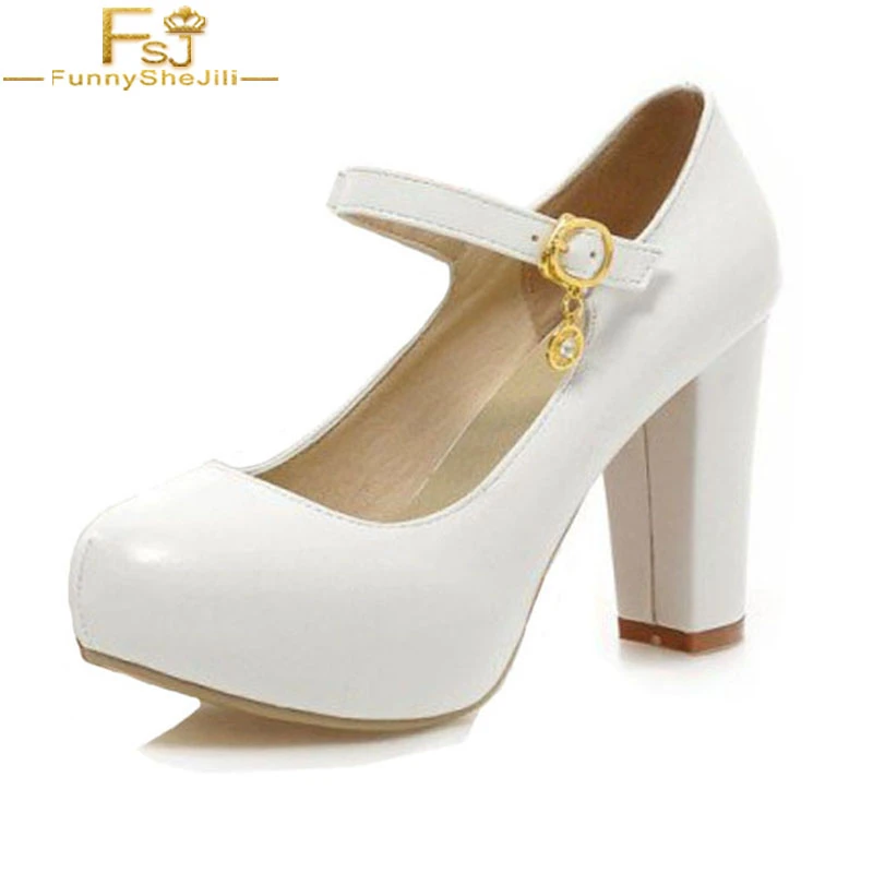 white wide width heels