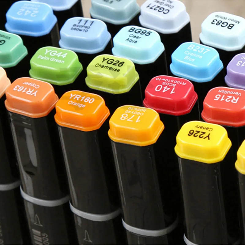 Рисунок 2 - Двусторонние маркеры для рисования Finecolour EF102