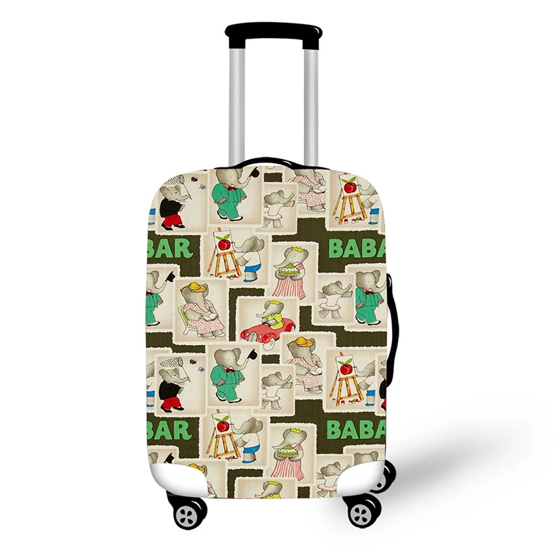 3D Beautiful and Nice Rules Pattern Print Travel Luggage Suitcase Protective  Cover Stretch Portable Luggage Covers