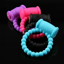Ring with Anal Dildo Vibrator Sex Toys for Gay Masturbator Vibrator Dildo for Women Silicone Ring