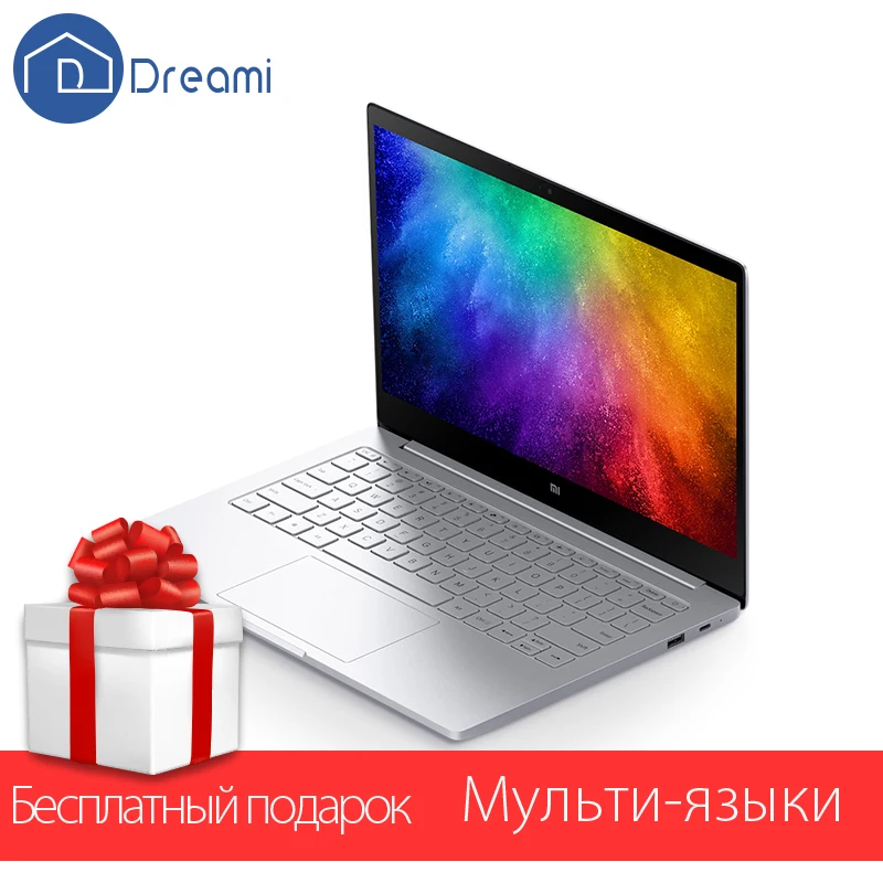 Dreami Оригинальный Xiaomi Mi Notebook Air 12.5 дюймов Intel Core M3-6Y30 ПРОЦЕССОР 4 ГБ RAM 128 ROM Laptop Dual