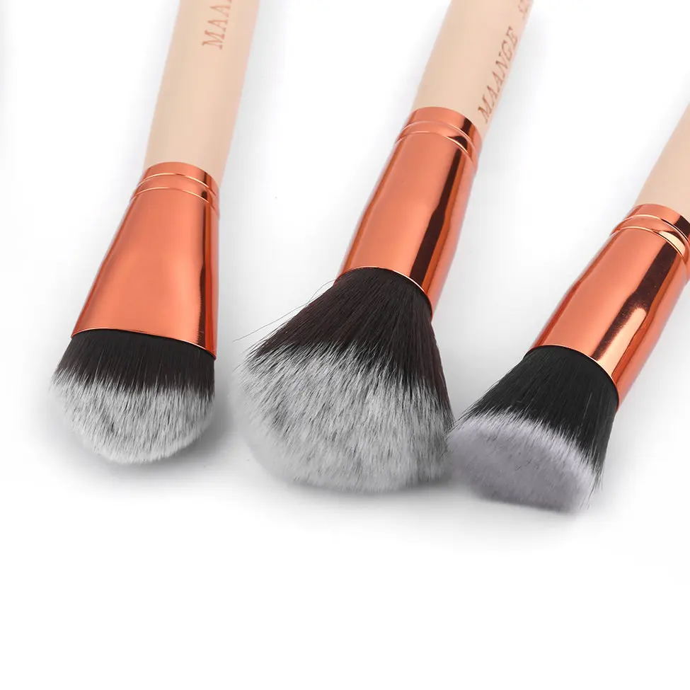 

10Pcs Makeup Brushes Set Powder Foundation Blush Eye Shadow Blend Cosmetic Beauty Make Up Brush Tool Kit Maquiagem