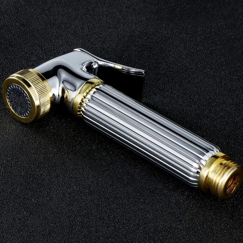 Rounded Bidet Sprayer Head Only, All solid brass chrome plated Diaper Sprayer Bidet HeadBidets