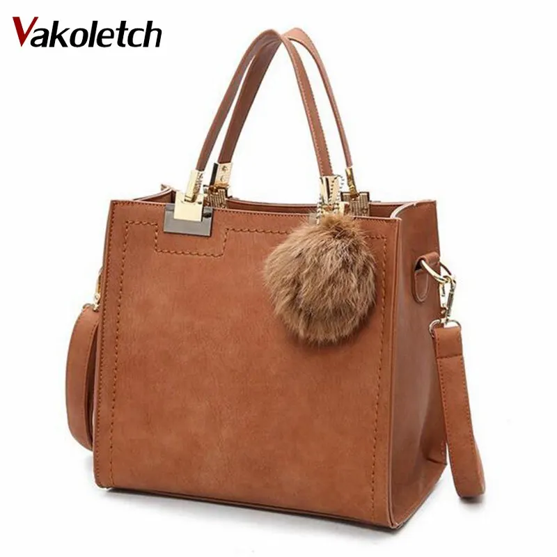 Hot Sale Suede Leather Bags Women Brand Designer Handbags High Quality Tote Women Shoulder ...