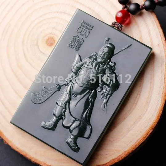 

Send With Certificate High Quality 100% Natural HETIAN Jade Pendant Craving Big Stone Necklace Pendant Mens Jewelry