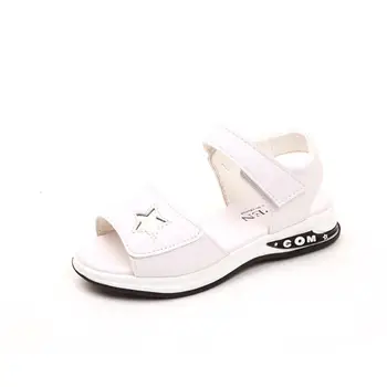 

Brand 2019 Girls Fashion Baby Shoes Sandals Soft Breathable Cool Comfortable Kids Children Leather Casual Shoes