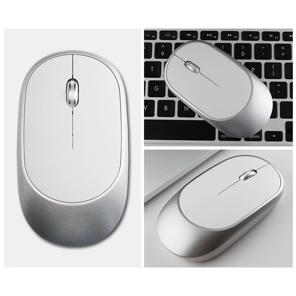 Беспроводная мышь, компьютерная Bluetooth мышь, бесшумная компьютерная перезаряжаемая эргономичная мышь Mause, 2,4 ГГц, USB, оптическая мышь для ноутбука, ПК