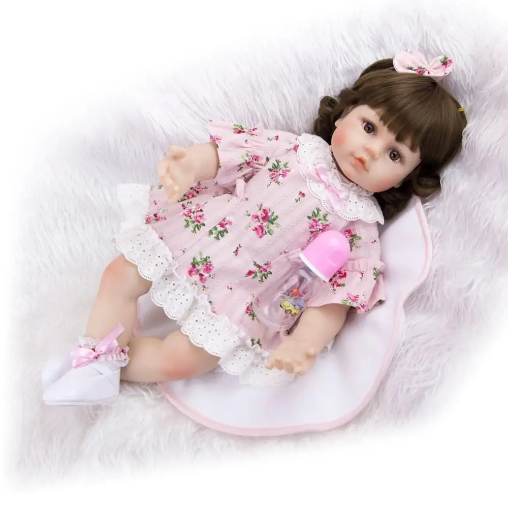 59 см большая форма reborn baby dolls силиконовая + тканевая Реалистичная пухленькая