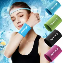 1pc Wristbands Sport Sweatband Hand Band Sweat Wrist Support Brace Wraps Guards Gym Volleyball Basketball Teenis Dropship#0619