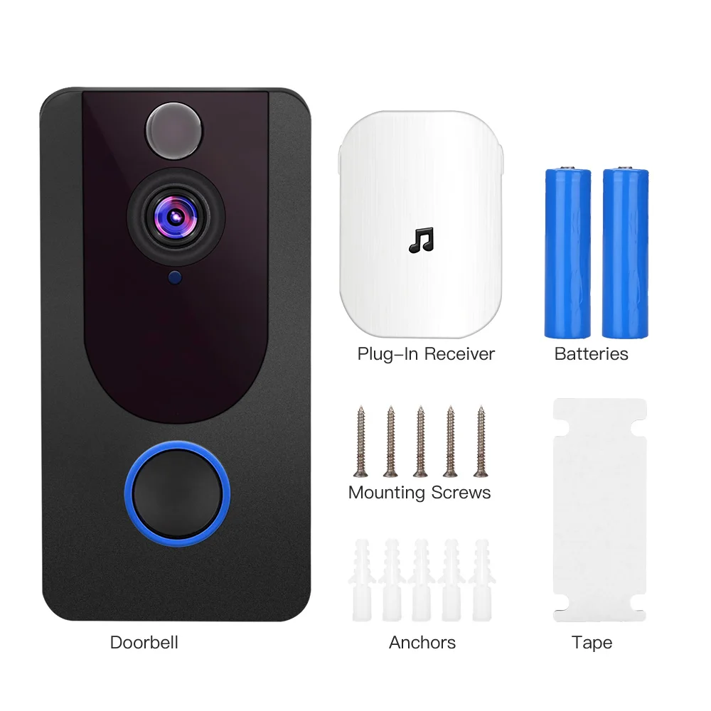 

1080P Wifi Camera For Door Wireless Call Night Vision Smart Video-Eye PIR Motion Detection APP Control For IOS Andriod Doorbell