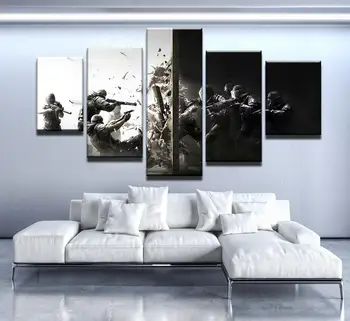 

HD printed painting RAINBOW SIX SIEGE BREACH CANVAS SET canvas painting for living room