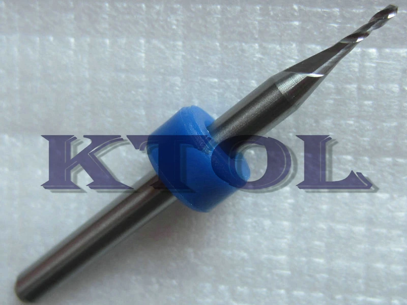

10pcs/lot 3.175x1.0x6mm PCB Drill Bits Set, Accuracy Cutting, End Milling, Engraving on Cu, Al, Wood, Plastic, Mould