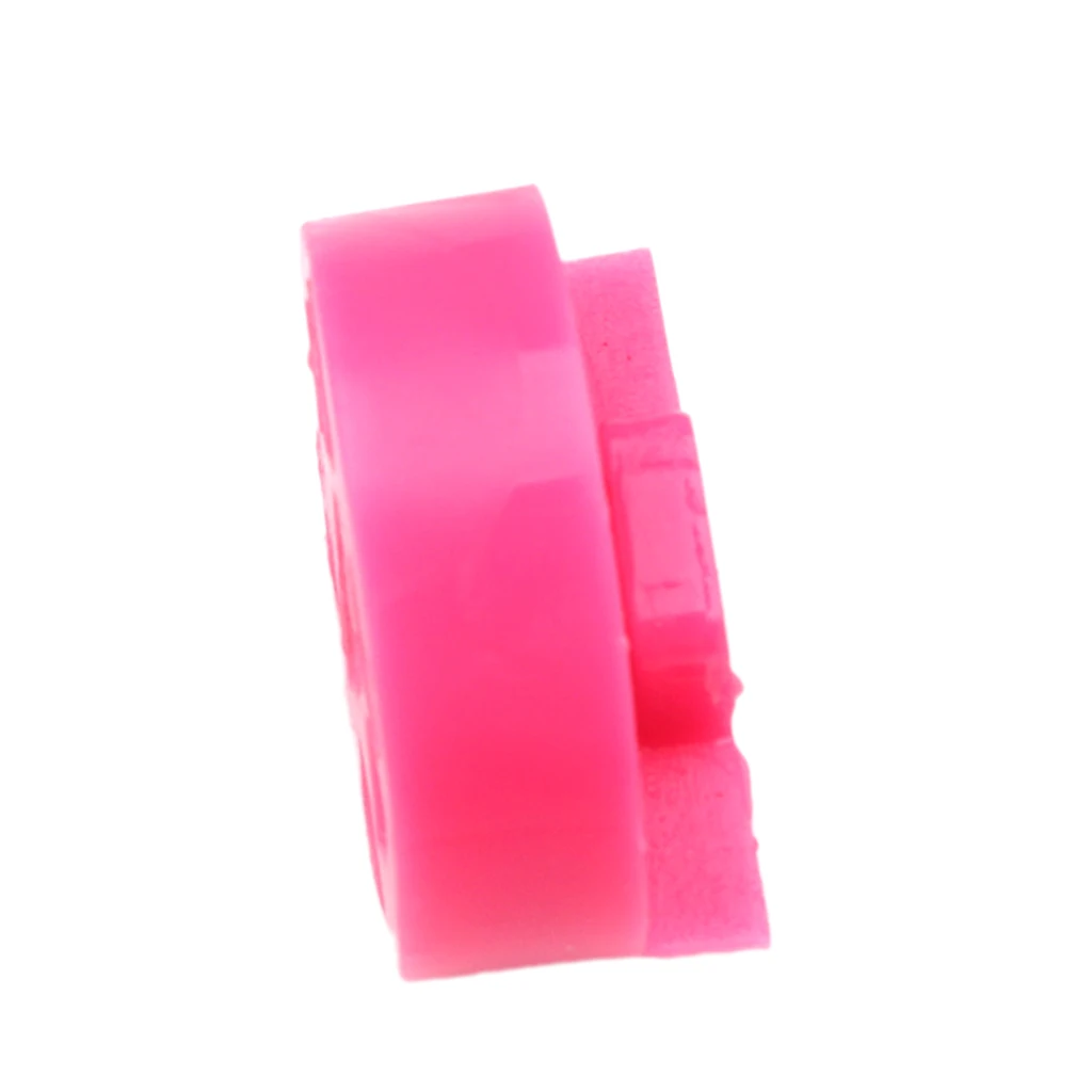 Professional Round Rubber Violin Fiddle Mute Sordine Silencer Pink Musical Stringed Instruments Accessories for Violin