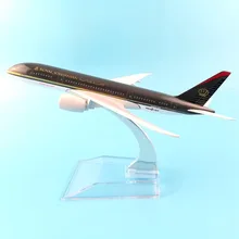 Авиакомпания boeing 787, королевская авиационная модель, модель самолета, имитация 16 см, сплав, Рождественская игрушка, подарок для детей