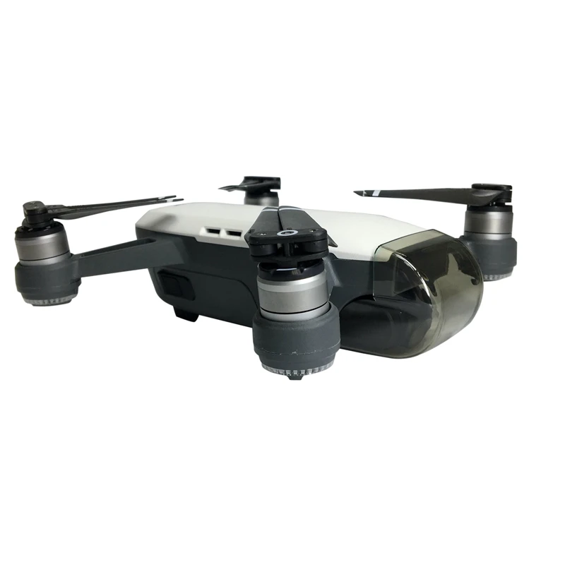 Крышка объектива для DJI Spark Drone Камера Протектор Gimbal Guard защитное устройство-стабилизатор для DJI Spark запчасти держатель для транспортировки - Цвет: Gray