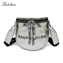 Mododiino, серебряная сумка на плечо, с заклепками, сумки через плечо для женщин, сумка с буквами из искусственной кожи, сумка-мессенджер, брендовая дизайнерская женская сумка DV1072