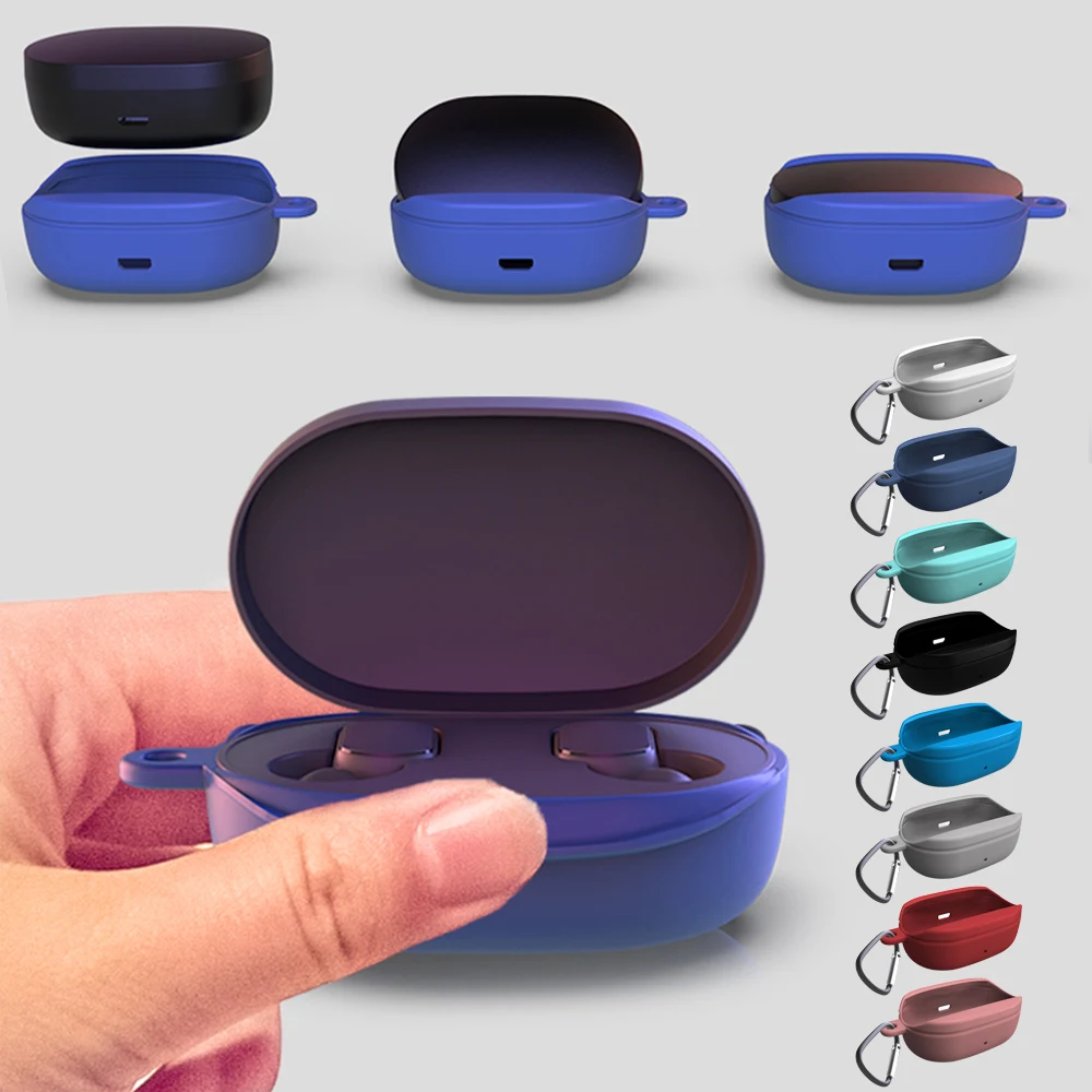 

Anti-shock Silicone Earphone Protective Cover Full Skin Case Shockproof Waterproof Wireless Bluetooth Earbuds For Redmi AirDots