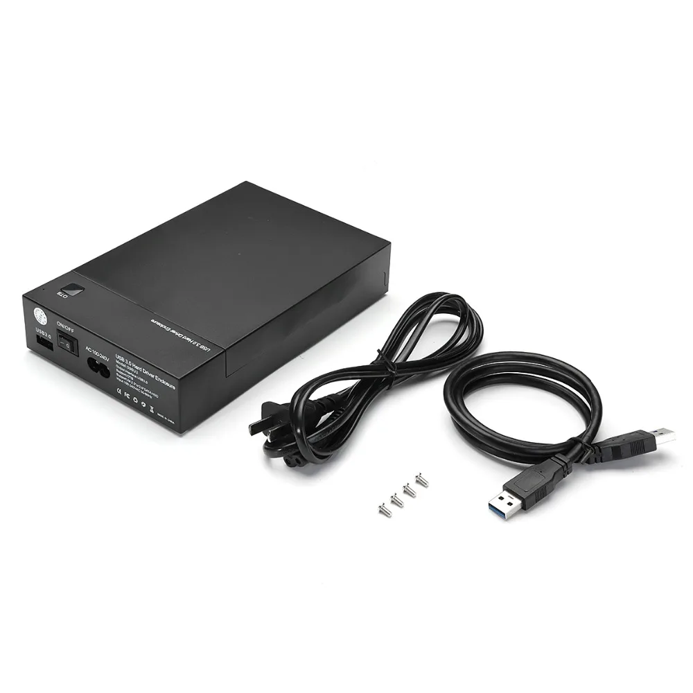 

USB 3.0 2.5''/ 3.5'' SATA Hard Drive External Enclosure HDD Disk Caddy Case 8TB