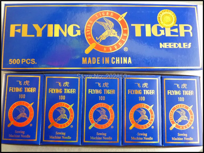 Иглы для швейной машины HAx1 15x1 90/14 бренд Flying Tiger 500 шт. игл в партии певиц Brother Janome