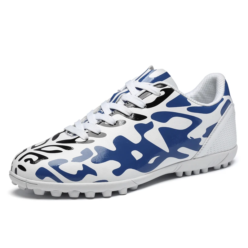 

2018 Men Boy Kids Soccer Cleats Turf Football Soccer Shoes TF Hard Court Sneakers Trainers New Design Football Boots