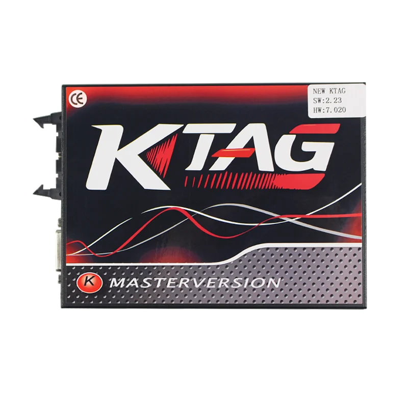 Онлайн мастер KTAG V7.020 V2.23 без знака предел KATG 7,020 зеленый и красный pcb KTAG 2,23 программатор системного блока управления K тег 7,020 7020 OBD2 настройки