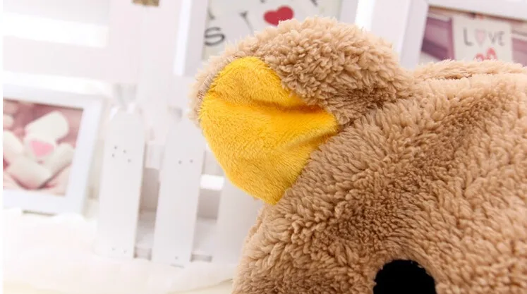 Мягкий мультяшный медведь Rilakkuma плюшевый головной убор детская шапка модный
