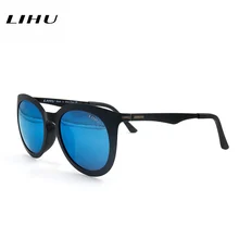 2017 hot venta de moda ronda mujeres hombres gafas de sol polarizadas gafas de sol mujer hombre gafas de sol mujer hombre lunette de soleil