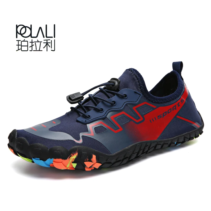 

Summer Water Shoes Men Beach Sandals Upstream Aqua Shoes Wome Quick Dry River Slippers Diving Swimming Socks Tenis Masculino