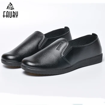 

Unisex Chef Shoes Non-skid Casual Black Non-slip Anti-Oil Restaurant Kitchen Cook Hotel Hospital Safety Work Shoes Women Men