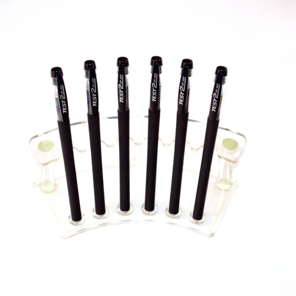 12pcs/lot Gel ink pen Office and Learn very good writing pens Writing smooth metal chirography