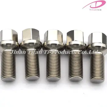 

Silver ball bolt Gr5 titanium wheel bolt for car