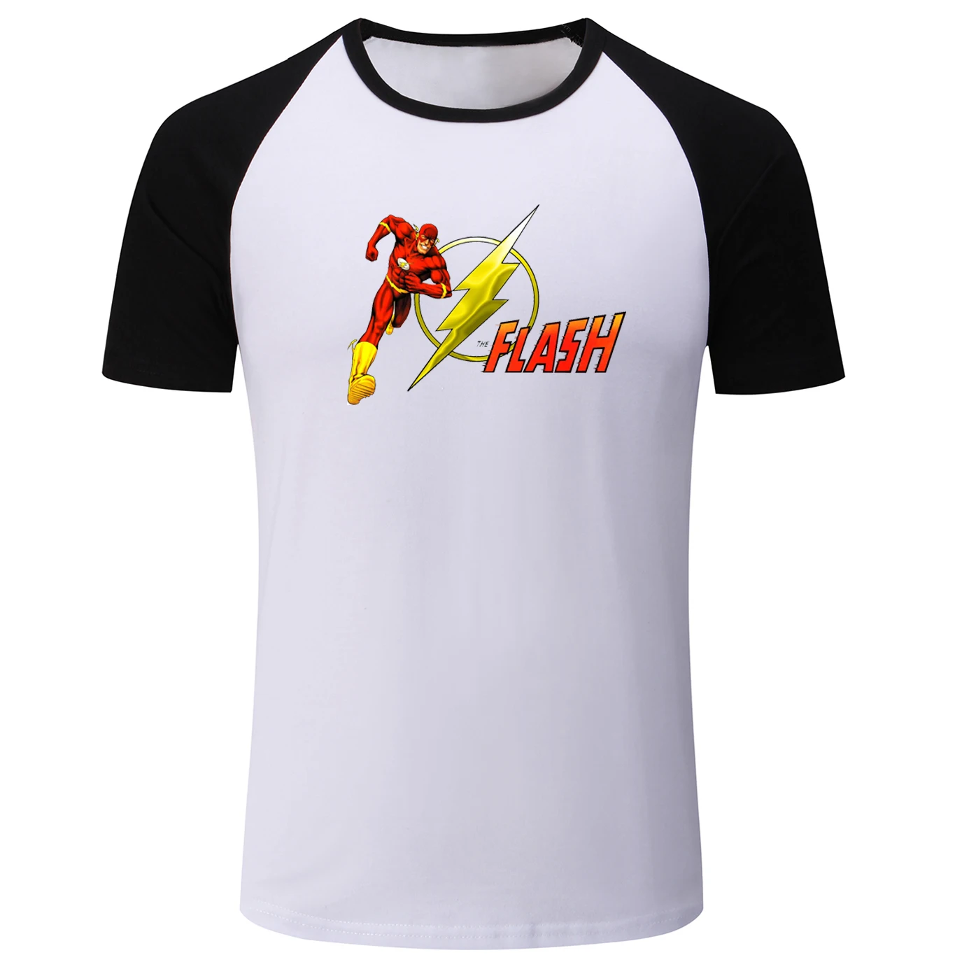 Летняя мужская футболка с рисунком Барри Аллена The Flash 2018 графическим