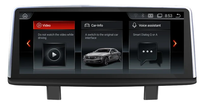 ID6 10.25\ 2G RAM Android 7.1 Car DVD for BMW 3 series F30 F31 F34 2010-2017 with GPS Navi Audio Radio iDrive Steering wheel