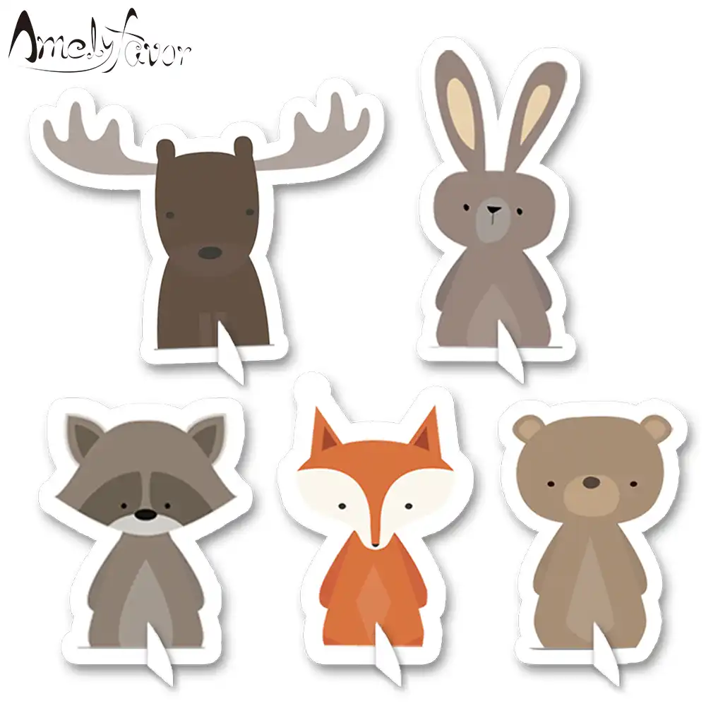 Woodland Animals Theme Table Centerpiece Series 4 Animal