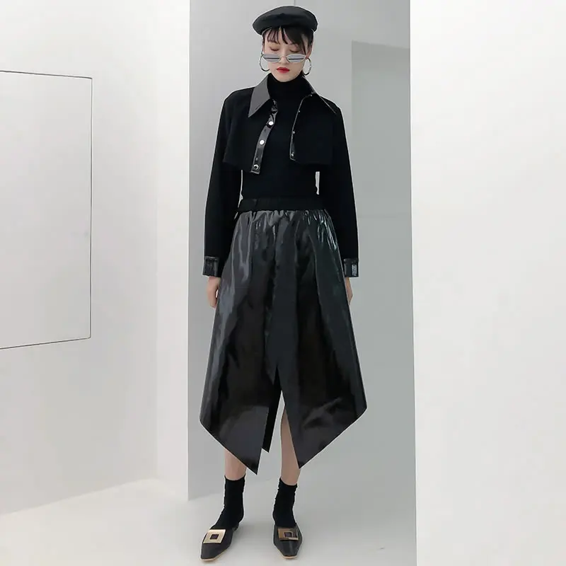 Black Wide Irregular Korea Dll2868 Color length Spring Ankle Leg Summer xitao 2019 Fashion Solid Pants Female Straight New T0BnAq
