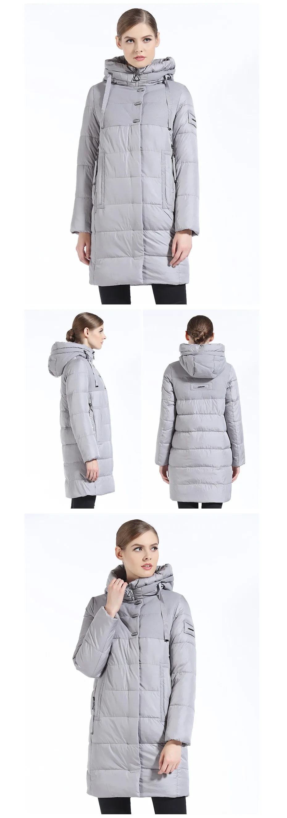 GASMAN New Winter Fashion Down Jackets And Coats Hooded Long Bio Down Parka Brand Casual Overcoats Female Jacket Winter