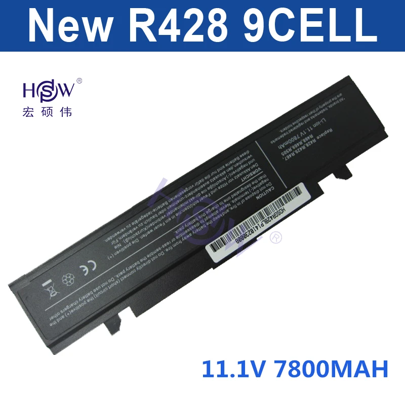 HSW 9 ячеек Аккумулятор для ноутбука SAMSUNG R580 R540 R530 R429 R560 R428 R522 R528 R420 R425 R525 AA PB9NC6B
