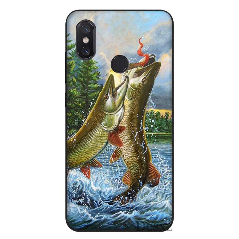 Чехол для мобильного телефона Desxz для Xiaomi Redmi GO 7 4X 4A 5A 5 6 6A Pro S2 Plus, чехол для охоты, рыбалки, искусство, раковина для рыбы