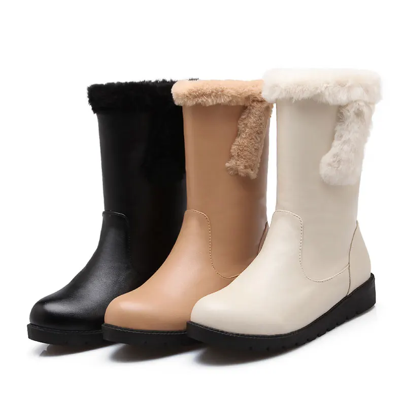 

new hot simple vogue high quality round toe half boots sweet med heel non slip popular women shoes  can be cuatomize size dxj026